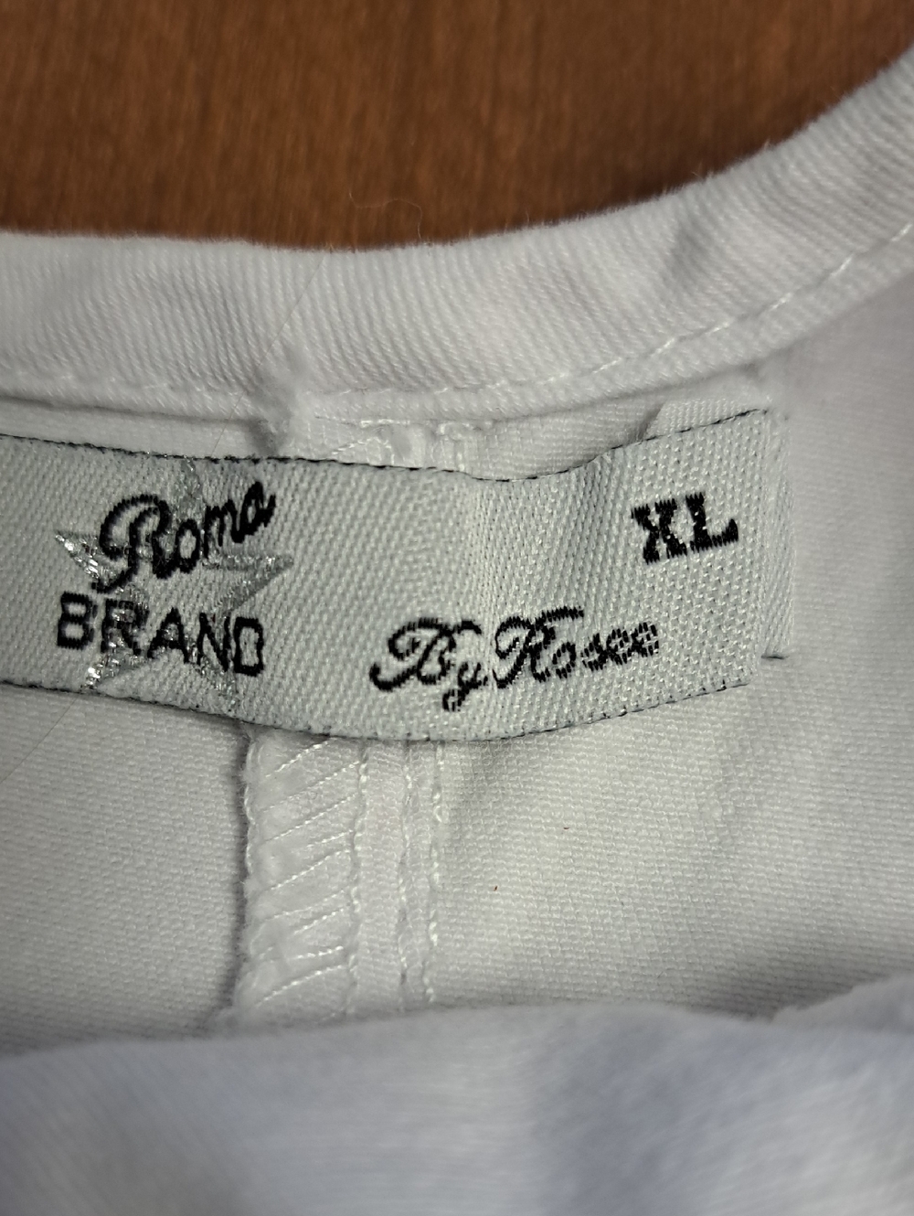Roma White Sleeveless Button-Front Mini Dress with Gold Buttons XL( I Say More L - Picture 8 of 8